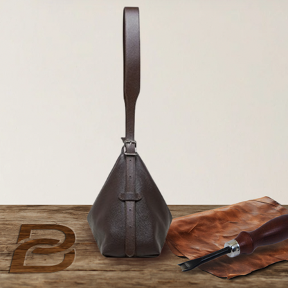BERK | Genuine Leather Lazy Tote Shoulder Bag
