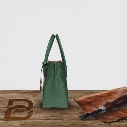 BERK | Handbag in textured, grained leather