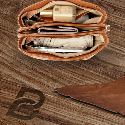 BERK | Vintage envelope leather shoulder bag