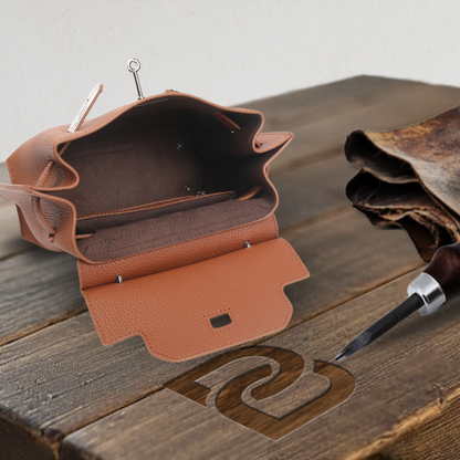 BERK | Elegant Classic Messenger Leather Hand Bag