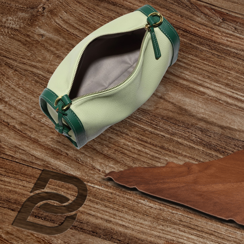BERK | High-quality two-colour bag made from genuine leather