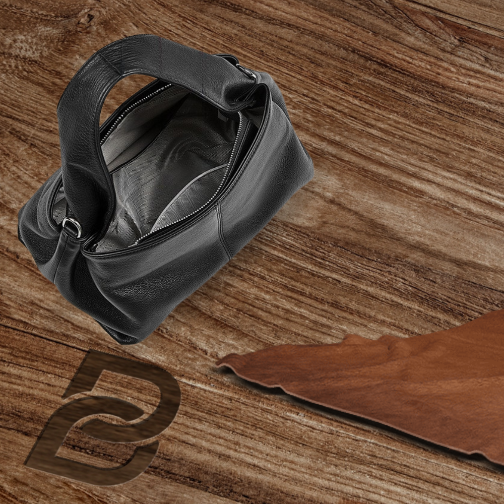 BERK | Classic ladies retro bag made from genuine leather