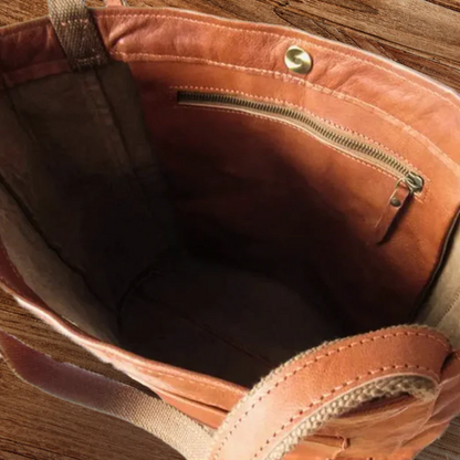 BERK | Classic Vintage Leather Tote Bag