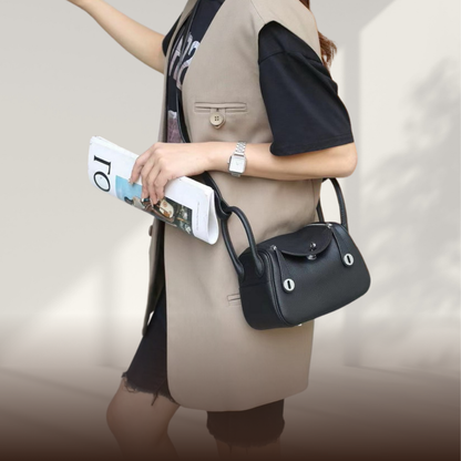 BERK | Top Handle Classic Shape Leather Bag