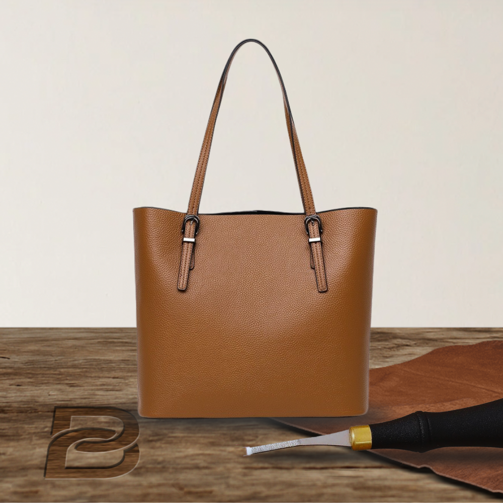BERK | Classic and elegant leather tote bag