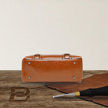 BERK | Two-way bag made from genuine leather satchel