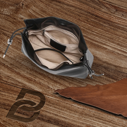 BERK | Drawstring Bucket leather bag