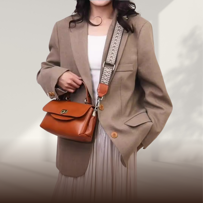 BERK | Vintage envelope leather shoulder bag