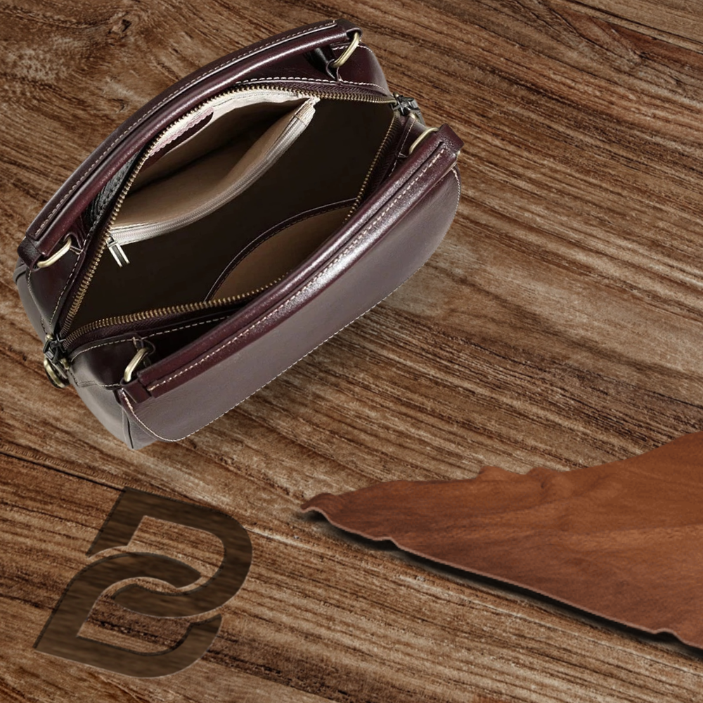 BERK | Vintage envelope leather shoulder bag