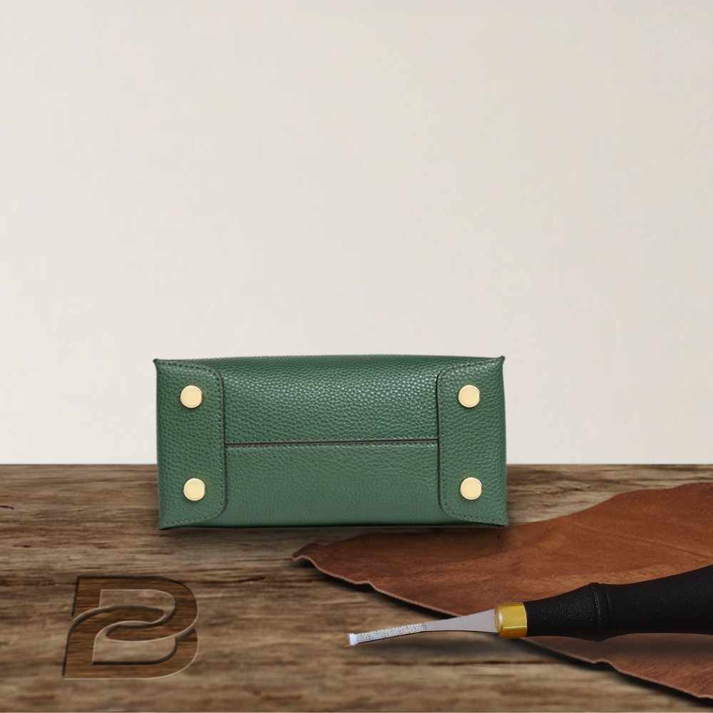 BERK | Handbag in textured, grained leather