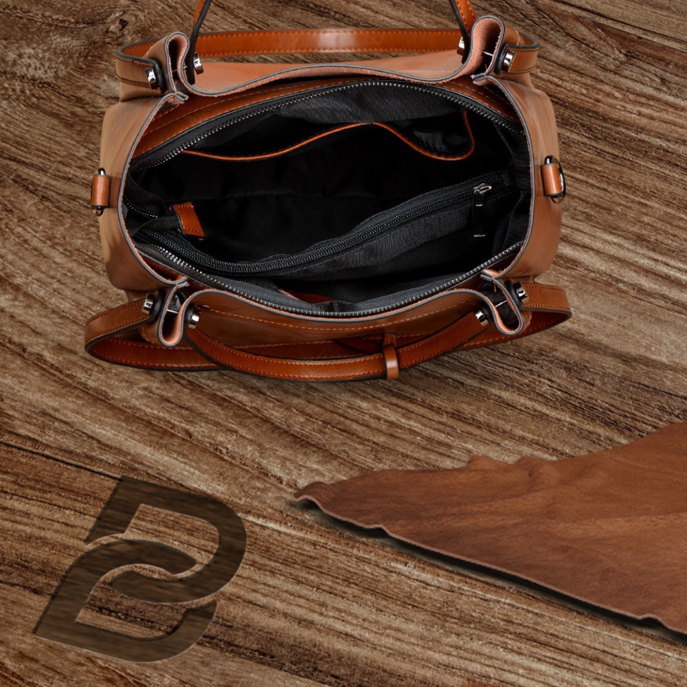 BERK | Premium Leather Large Tote Bag with Shoulder Strap