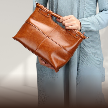 BERK | Genuine leather retro ladies messenger bag
