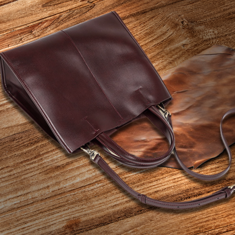 BERK | Classic leather bag with top handle