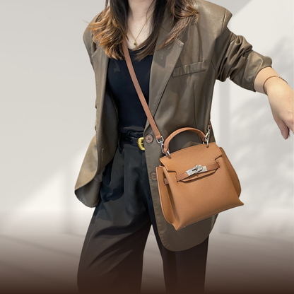 BERK | Elegant Classic Messenger Leather Hand Bag