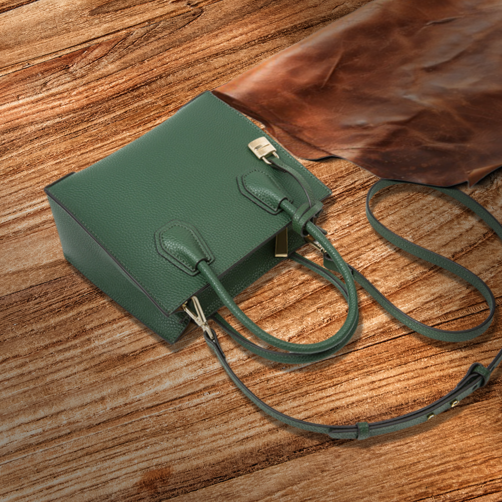 BERK | Handbag in textured, grained leather