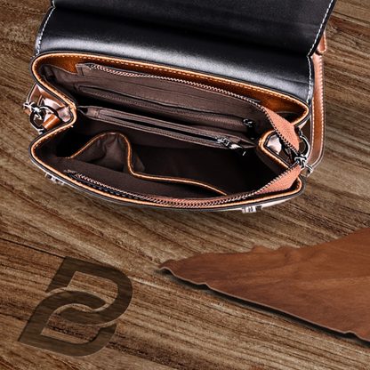 BERK | Elegant satchel made from smooth leather