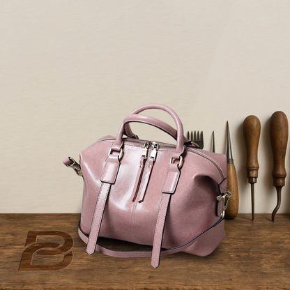 BERK | Medium satchel in vintage design