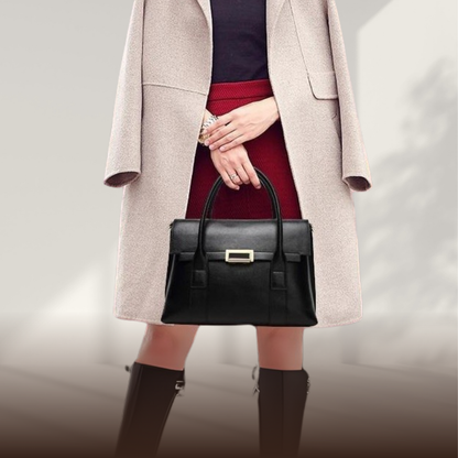 BERK | Genuine Leather Lock Buckle Bag