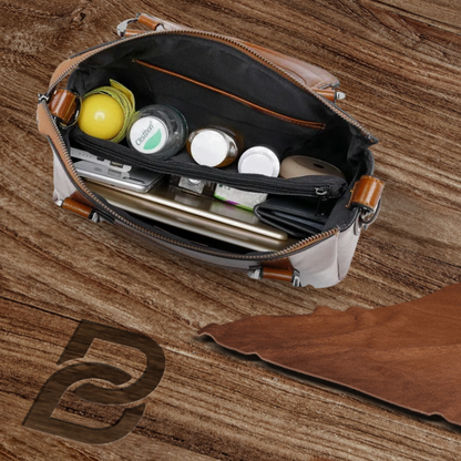 BERK | Two-way bag made from genuine leather satchel