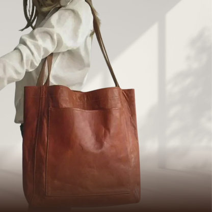BERK | Classic Vintage Leather Tote Bag
