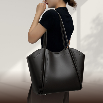BERK | Sleek vintage Leather Tote bag