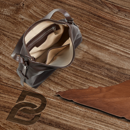 BERK | Genuine Leather Lazy Tote Shoulder Bag