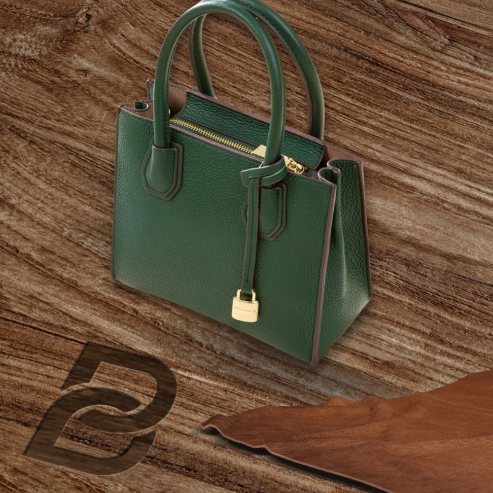 BERK | Handbag in textured, grained leather