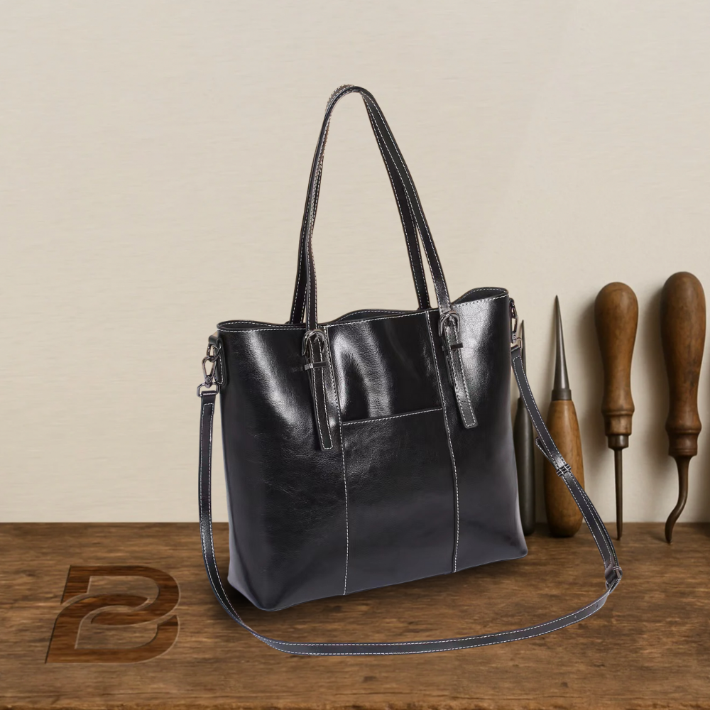 BERK | Large hand-worn bag made from genuine leather