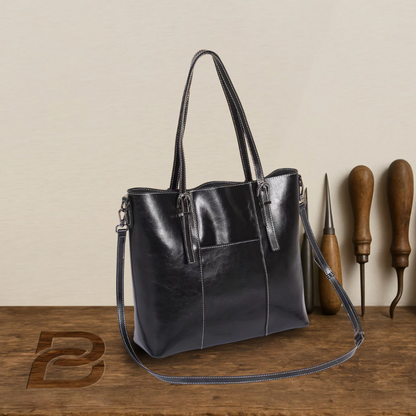 BERK | Large hand-worn bag made from genuine leather