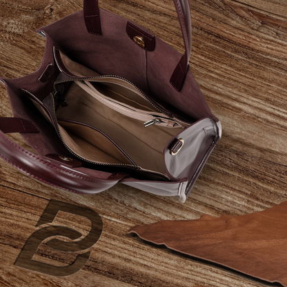 BERK | Classic leather bag with top handle