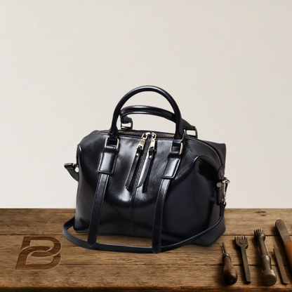 BERK | Medium satchel in vintage design