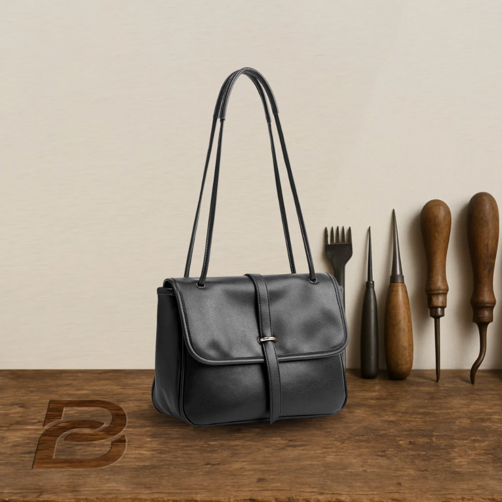 BERK | Minimalist leather shoulder bag