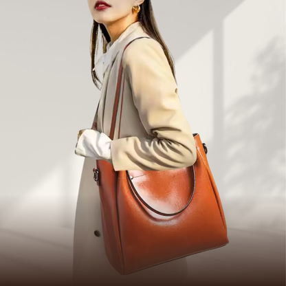 BERK | Elegant two-way bag made from genuine leather
