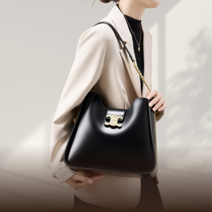 BERK | Elegant shoulder bag in smooth leather