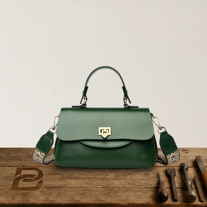 BERK | Vintage envelope leather shoulder bag