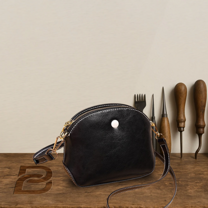 BERK | Structured mini leather shoulder bag
