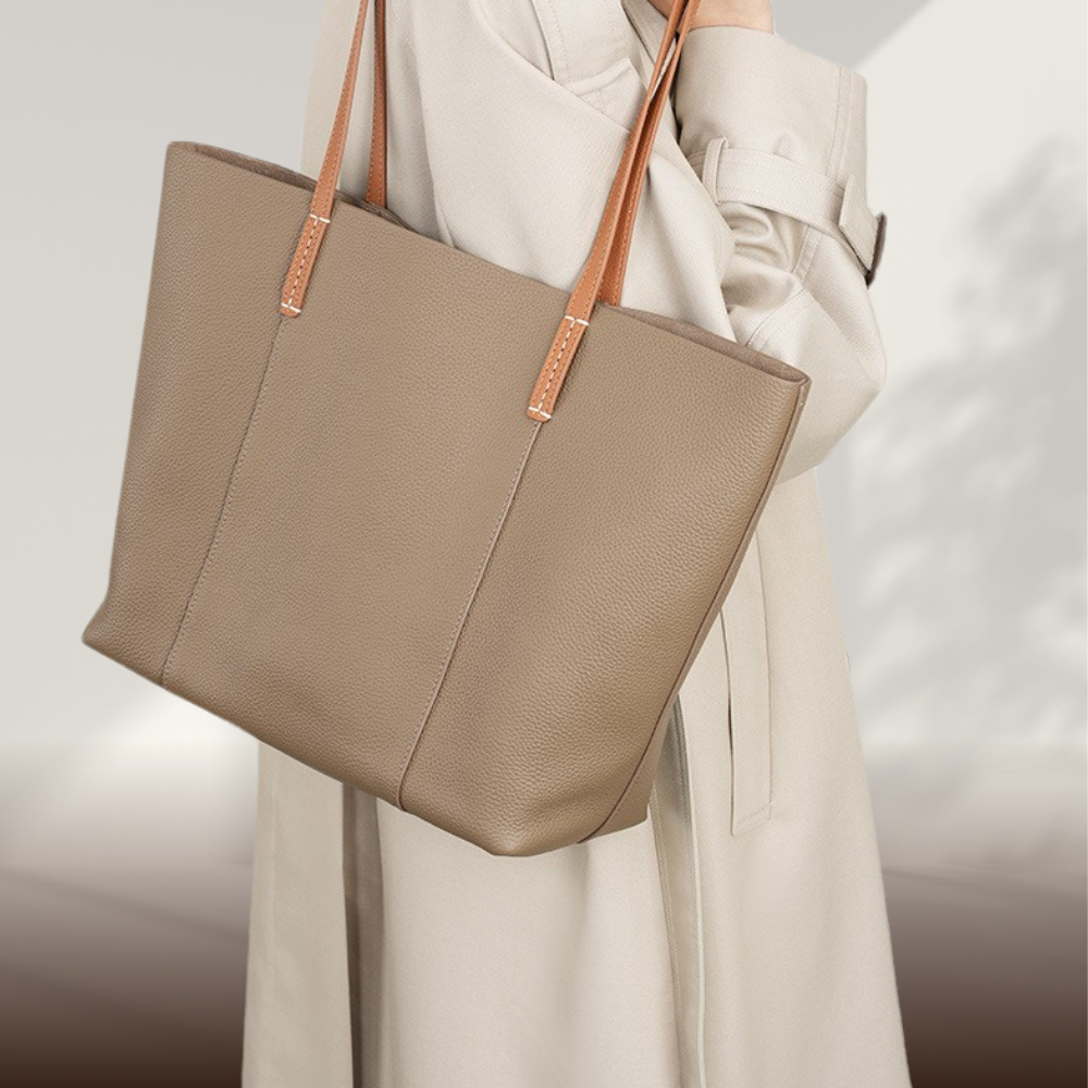 BERK | Hand-carried leather shoulder bag with large capacity