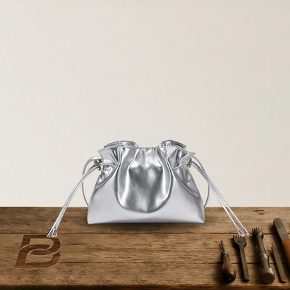 BERK | Drawstring Bucket leather bag