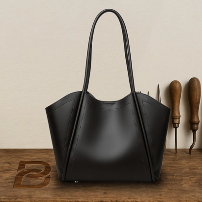 BERK | Sleek vintage Leather Tote bag