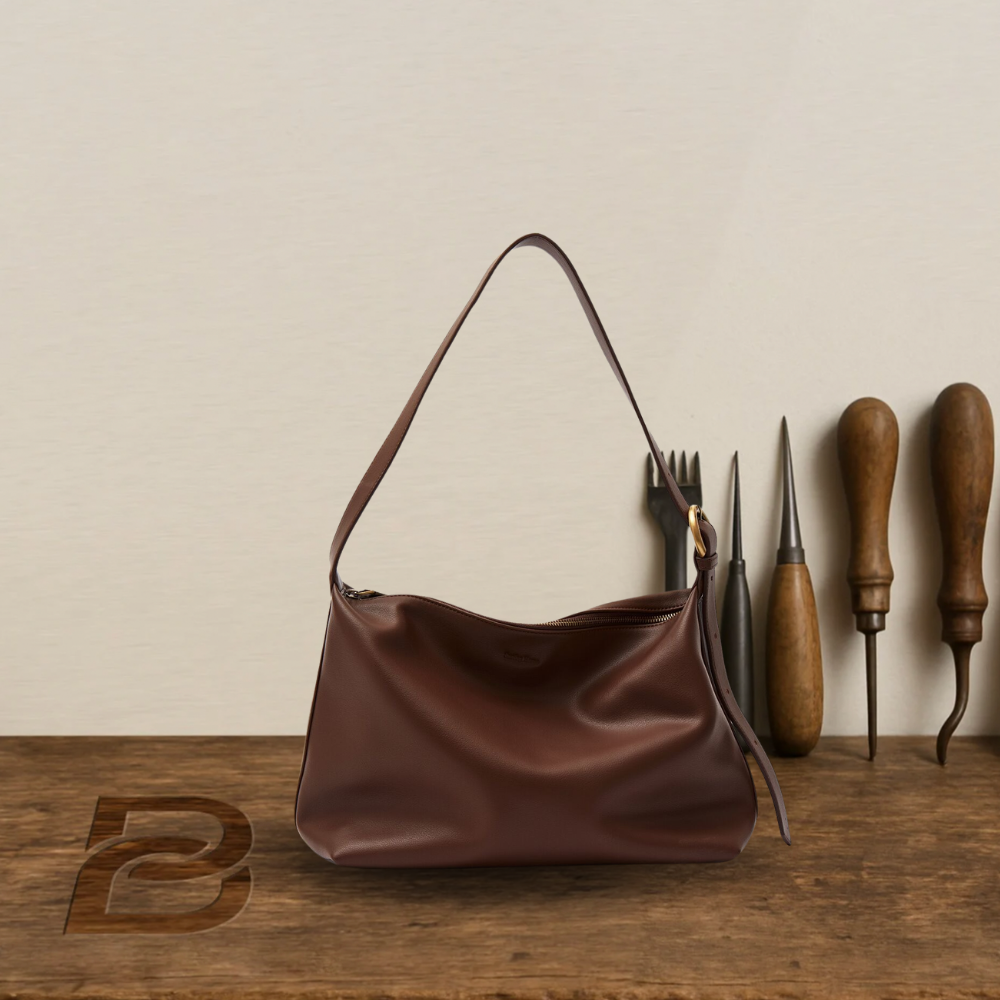 BERK | Classic leather shoulder bag
