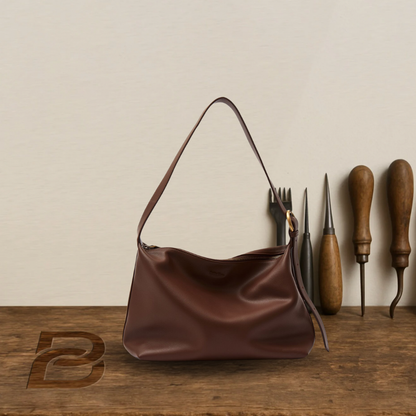 BERK | Classic leather shoulder bag
