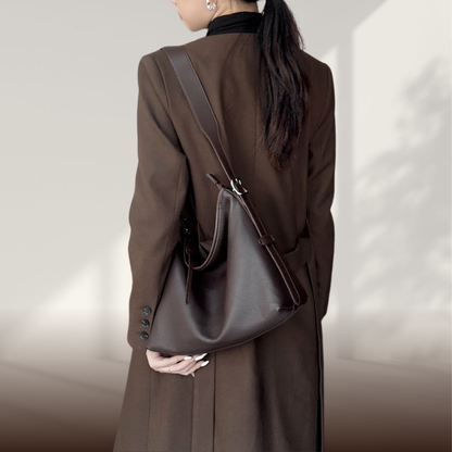 BERK | Genuine Leather Lazy Tote Shoulder Bag