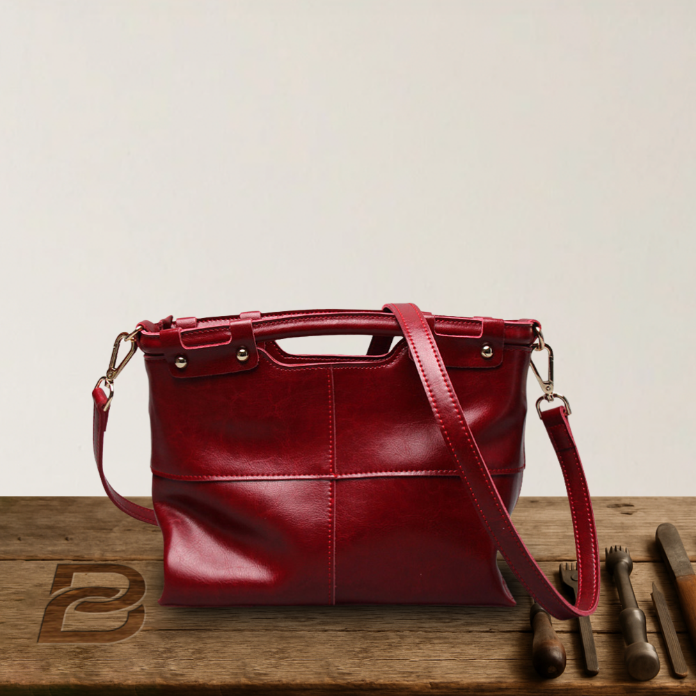 BERK | Genuine leather retro ladies messenger bag