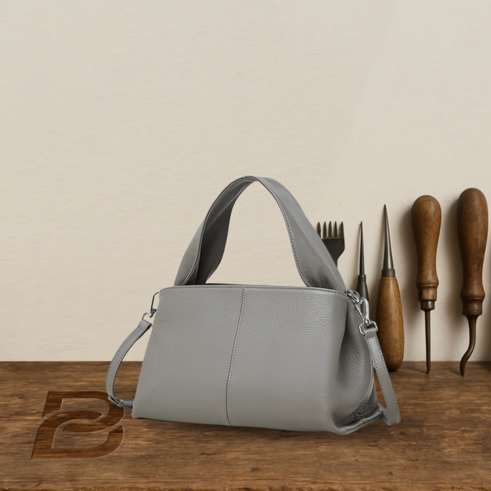 BERK | Classic ladies retro bag made from genuine leather