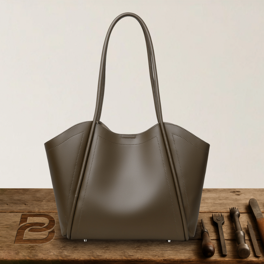 BERK | Sleek vintage Leather Tote bag