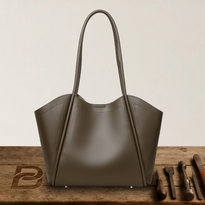 BERK | Sleek vintage Leather Tote bag