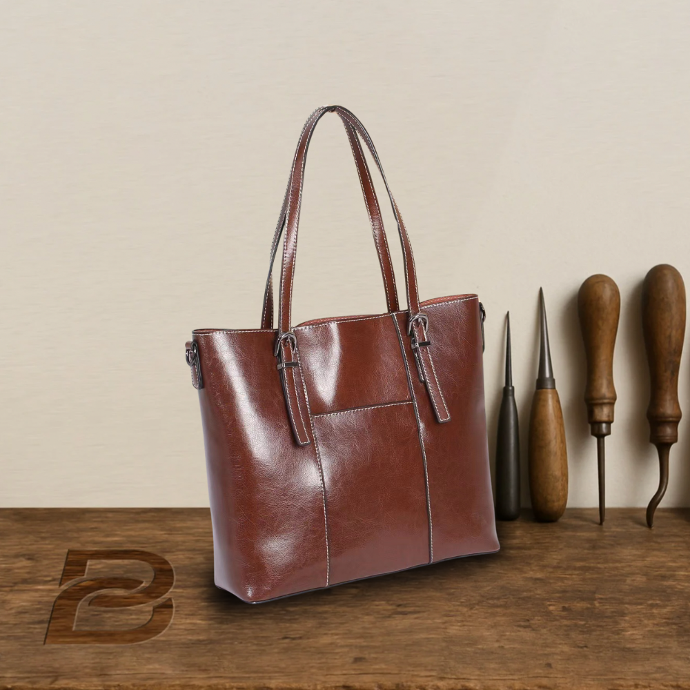 BERK | Large hand-worn bag made from genuine leather