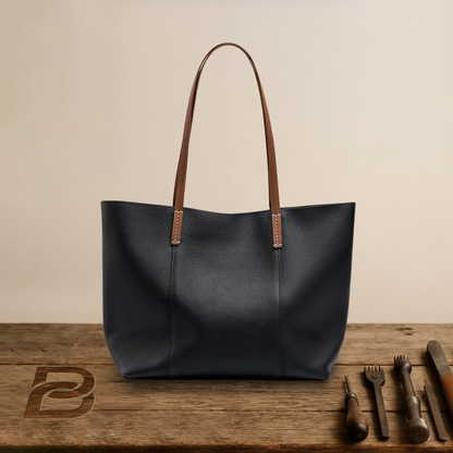 BERK | Hand-carried leather shoulder bag with large capacity