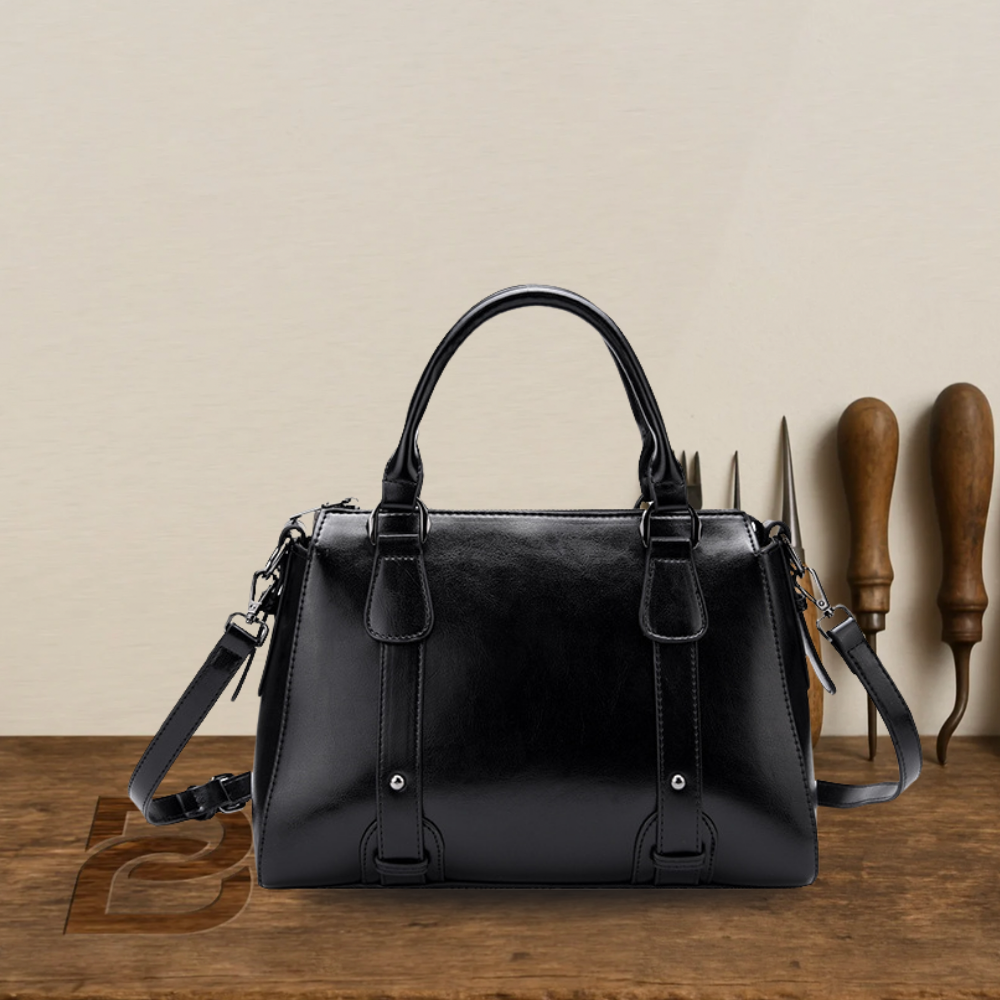 BERK | Two-way bag made from genuine leather satchel