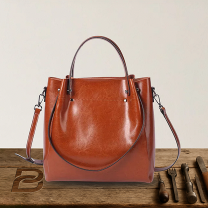 BERK | Elegant two-way bag made from genuine leather